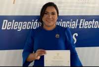 La vicealcaldesa de Durán, Kelly López, renunció a su cargo